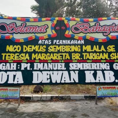 Papan Bunga Double Jumbo